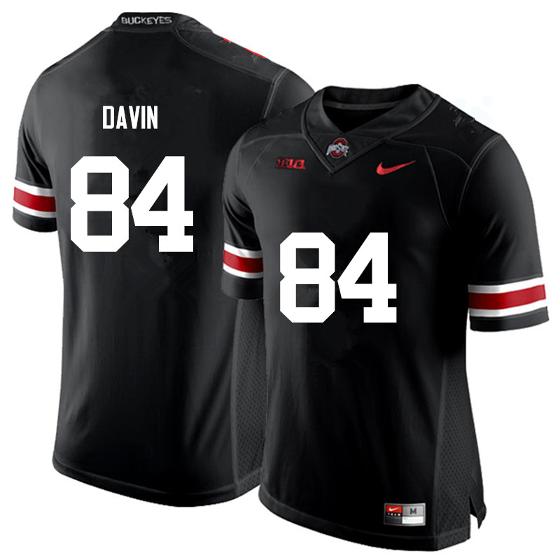 Ohio State Buckeyes #84 Brock Davin College Football Jerseys Game-Black
